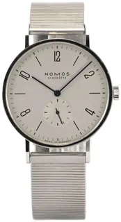 NOMOS Tangente 001-234971-002 37.5mm Stainless steel White