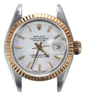 Rolex Lady-Datejust 69173 Stainless steel and 18k yellow gold White