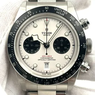 Tudor Black Bay Chronograph 79360N-0002 41mm Stainless steel Silver