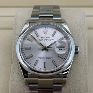 Rolex Datejust 126200-0002 36mm Stainless steel Silver