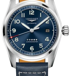 Longines Spirit L3.810.4.93.0 40mm Stainless steel Blue