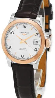 Longines Record L23205762 26mm Silver Silver