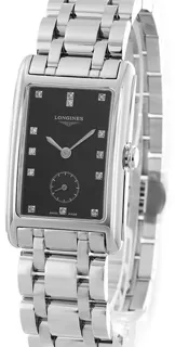 Longines DolceVita L5.512.4.57.6 28mm Stainless steel Black