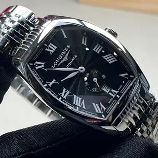 Longines Evidenza L2.642.4.51.6 33mm Stainless steel Black