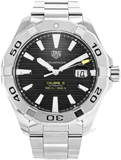 TAG Heuer Aquaracer 300M WAY2010.BA0927 43mm Stainless steel Black