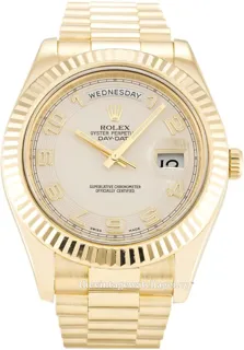 Rolex Day-Date 218238/3 41mm 18k yellow gold Champagne