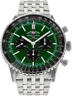 Breitling Navitimer AB0137241L1A1 46mm Stainless steel Green