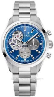 Zenith El Primero 03.3300.3604/51.M3300 39.5mm Stainless steel Blue