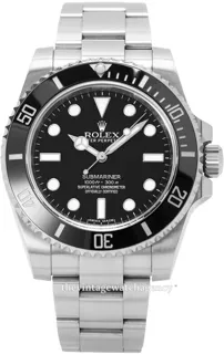 Rolex Submariner 114060-0002 40mm Stainless steel Black