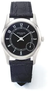 Patek Philippe Calatrava 5000G White gold Black