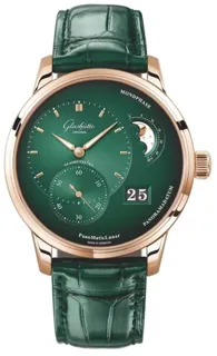 Glashütte PanoMaticLunar 1-90-02-23-35-30 40mm Red gold Green