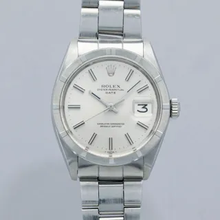 Rolex Oyster Perpetual Date 1501 34mm Stainless steel Silver