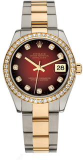 Rolex Datejust 178383 Stainless steel Red