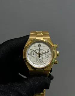 Vacheron Constantin Overseas Chronograph 49150/b01j-9215 42mm Yellow gold Silver