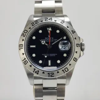 Rolex Explorer II 16570 ( II 16570 ) 40mm Stainless steel Black