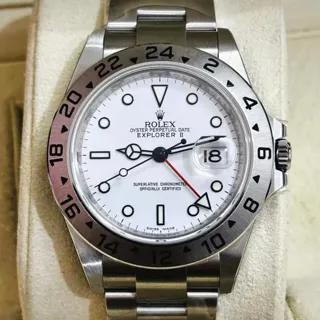 Rolex Explorer II 16570 ( II 16570 ) 40mm Stainless steel White