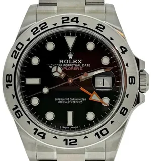 Rolex Explorer II 216570 ( II 216570 ) 42mm Stainless steel Black