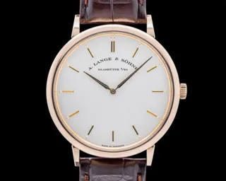 A. Lange & Söhne Saxonia 211.032 Rose gold Silver