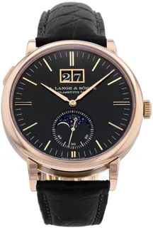 A. Lange & Söhne Saxonia 384.031 Rose gold Black