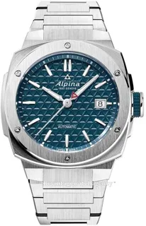 Alpina Alpiner AL-525TB3AE6B 40mm Brushed/polished steel Blue