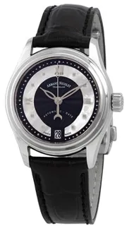 Armand Nicolet M03-2 A151AAA-NN-P882NR8 Stainless steel Black Guilloché$White Mother of Pearl