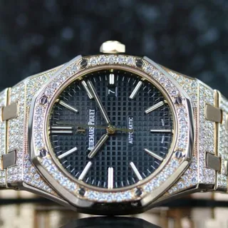 Audemars Piguet Royal Oak 15400OR.OO.1220OR.01 41mm Rose gold Black