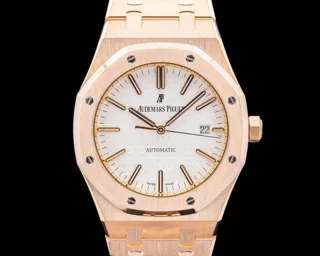 Audemars Piguet Royal Oak 15400OR.OO.D088CR.01 41mm Rose gold Silver