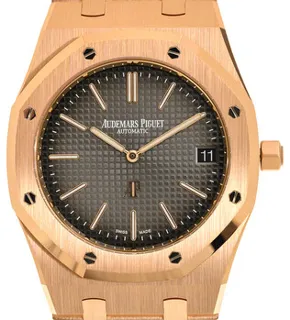 Audemars Piguet Royal Oak 16202OR.OO.1240OR.02 Rose gold Smoked gray