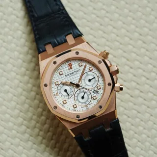 Audemars Piguet Royal Oak 26022OR.OO.D088CR.01 39mm Rose gold White