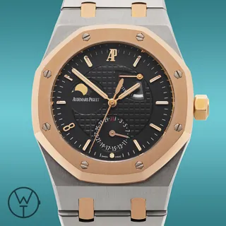 Audemars Piguet Royal Oak 26168SR.OO.1220SR.01 Rose gold and Stainless steel Black