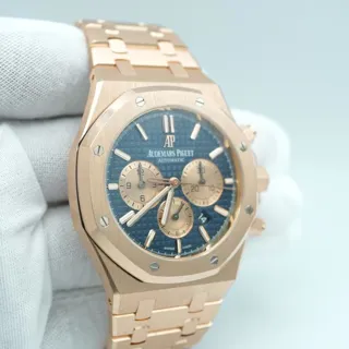 Audemars Piguet Royal Oak 26331OR.OO.1220OR.01 41mm Rose gold Blue