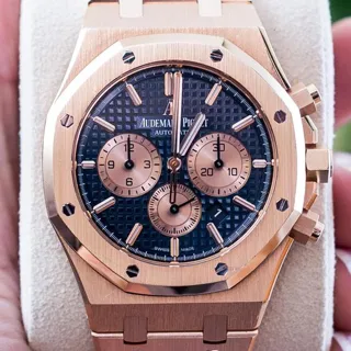 Audemars Piguet Royal Oak 26331OR.OO.1220OR.01 41mm Rose gold Blue