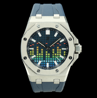 Audemars Piguet Royal Oak Offshore 15600TI.OO.A343CA.01 43mm Titanium Blue