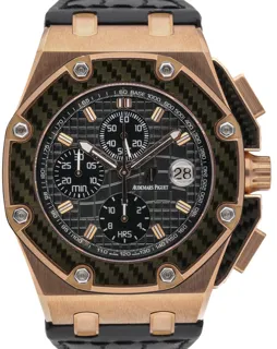 Audemars Piguet Royal Oak Offshore 26030RO.OO.D001IN.01 42mm Carbon fiber and Rose gold Black