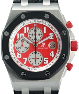 Audemars Piguet Royal Oak Offshore 26108ST.OO.D066CR.01 42mm Stainless steel Red