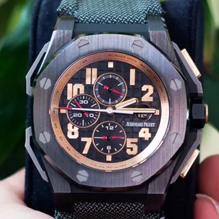 Audemars Piguet Royal Oak Offshore 26378IO.OO.A001KE.01 48mm Ceramic and Rose gold and Titanium Black