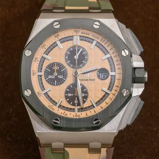 Audemars Piguet Royal Oak Offshore 26400SO.OO.A054CA.01 44mm Stainless steel Beige