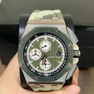 Audemars Piguet Royal Oak Offshore 26400SO.OO.A055CA.01 44mm Stainless steel Green