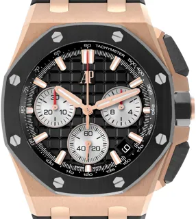 Audemars Piguet Royal Oak Offshore 26420RO.OO.A002CA.01 44mm Rose gold Black