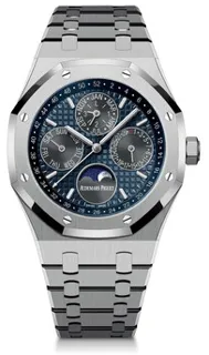 Audemars Piguet Royal Oak Perpetual 26574TI.OO.1220TI.01 41mm Titanium Blue