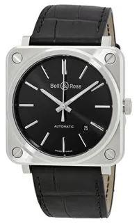 Bell & Ross Aviation BRS92-BLC-ST/SCR Stainless steel Black