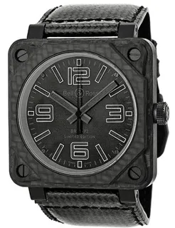 Bell & Ross Instruments BR0192-CA-FIBER-PH Carbon fiber and Stainless steel Black