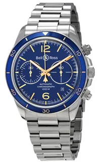 Bell & Ross Vintage BRV294-BU-G-ST/SST Stainless steel Blue