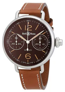 Bell & Ross Monopoussoir Heritage BRWW1-CHMONOPOHER 41mm Stainless steel