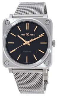 Bell & Ross Golden Heritage BRS92-ST-G-HE/SST Stainless steel Black