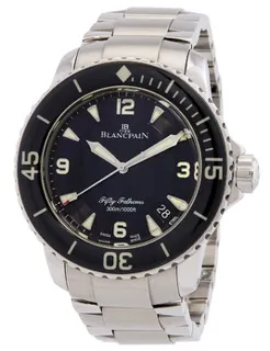 Blancpain Fifty Fathoms 5015-1130-71S 45mm Stainless steel Black