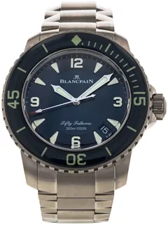 Blancpain Fifty Fathoms 5015-12B40-98B Titanium Blue