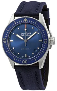 Blancpain Fifty Fathoms 5100-1140-O52A 38mm Stainless steel Blue