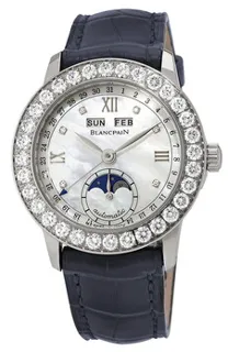 Blancpain Léman 2360-1991A-55B 18k white gold White