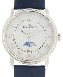 Blancpain Quantième Phases de Lune 6126-1127-55B Stainless steel White